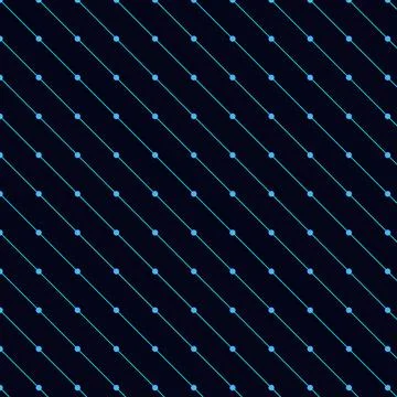 Abstract geometric pattern with diagonal lines and dots Stock Illustration