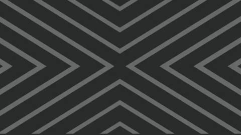 Abstract Geometric Pattern with Diagonal Stripes in Dark Gray and Black Stock Footage 301992755