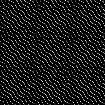 Abstract geometric pattern with diagonal zigzag lines. Can be repeated. Illustrazione stock