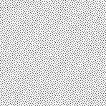 Abstract geometric pattern with diagonal zigzag lines. Can be repeated. 스톡 일러스트