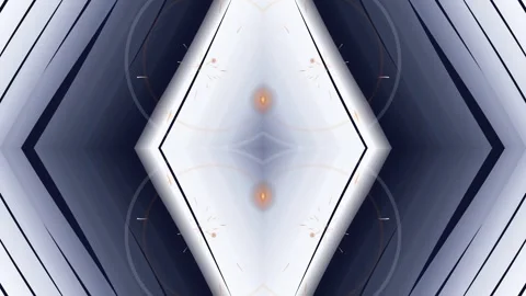 Abstract Geometric Pattern with Diamond Shapes and Light Effects Stock Footage 331928456