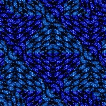  Abstract Geometric Pattern Digital art technique futuristic or tech style... Stock Photos