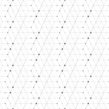 Abstract geometric pattern dot with rhombuses. Repeating seamless background Stock Illustration