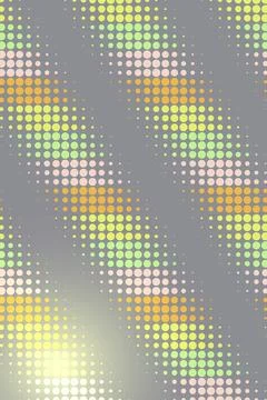 Abstract Geometric Pattern with Dots and Stripes Stock Illustration