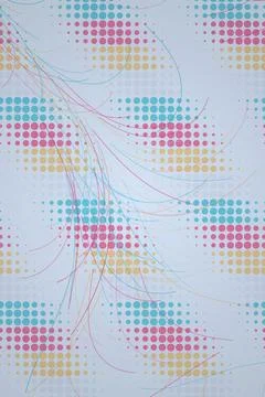Abstract Geometric Pattern with Dots and Lines Stock Photos