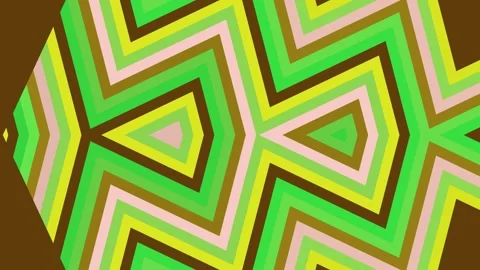 Abstract Geometric Pattern with Earthy Tones Video stock 331905257