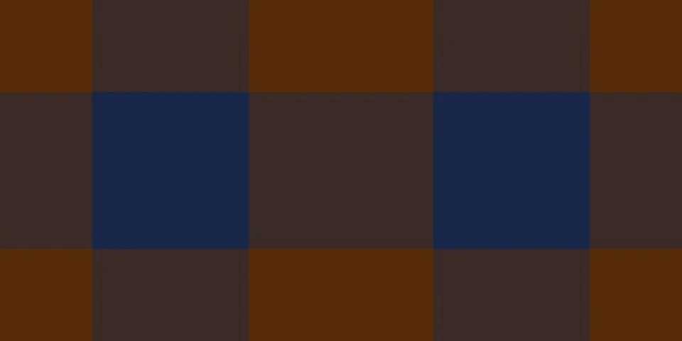 Abstract geometric pattern in earthy tones.  Brown, orange, and dark blue squ Stock Illustration
