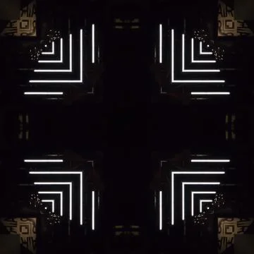 Abstract geometric pattern - an element of seamless texture, square, handkerc Stock Photos