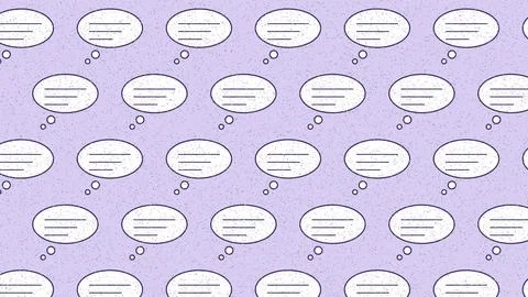 Abstract geometric pattern with equal signs and circles on purple background Stock Illustration