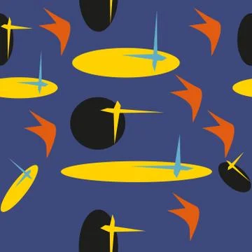 Abstract geometric pattern expressive shape ornaments graphical design Stock Illustration