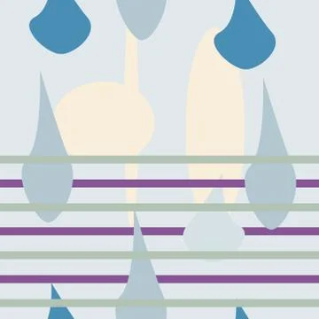 Abstract geometric pattern expressive shape ornaments graphical design Stock Illustration