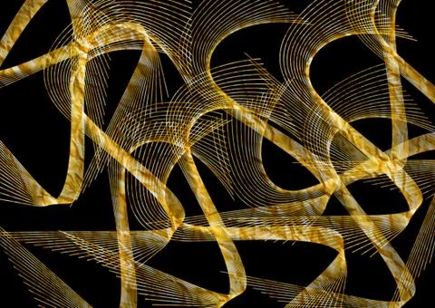 Abstract geometric pattern with fabric texture Stock Illustration