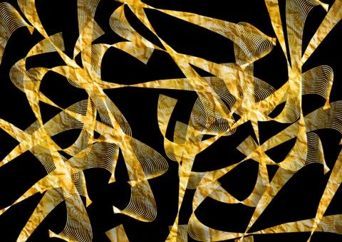 Abstract geometric pattern with fabric texture Stock-Illustration