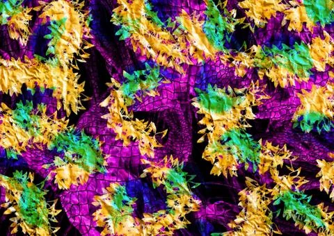 Abstract geometric pattern with fabric texture Stock Illustration