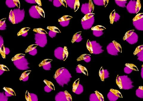 Abstract geometric pattern with fabric texture Stock Illustration