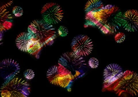 Abstract geometric pattern with fabric texture Stock Illustration