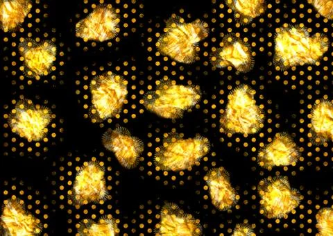 Abstract geometric pattern with fabric texture Stock Illustration