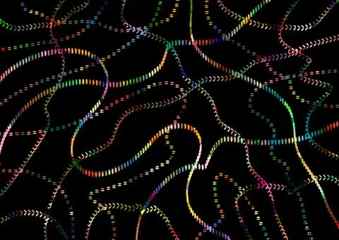 Abstract geometric pattern with fabric texture Stock Illustration