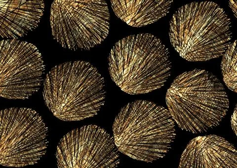 Abstract geometric pattern with fabric texture Stock-Illustration