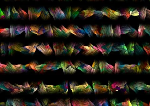 Abstract geometric pattern with fabric texture Stock Illustration