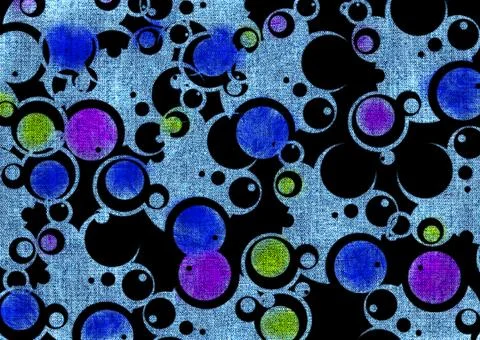 Abstract geometric pattern with fabric texture Stock Illustration