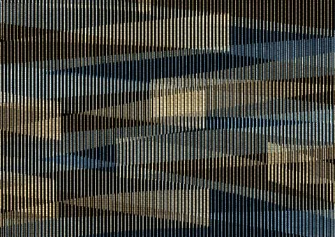 Abstract geometric pattern with fabric texture Stock Illustration