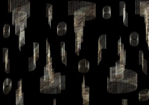 Abstract geometric pattern with fabric texture Stock-Illustration