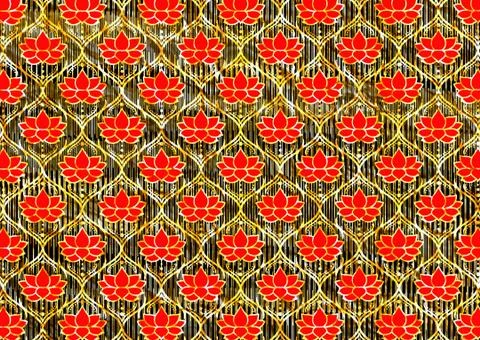 Abstract geometric pattern with fabric texture Stock-Illustration