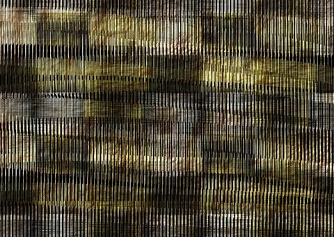 Abstract geometric pattern with fabric texture Stock Illustration