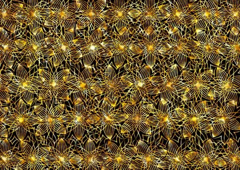 Abstract geometric pattern with fabric texture Stock Illustration