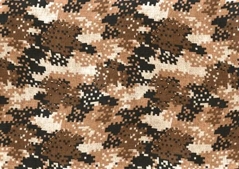 Abstract geometric pattern with fabric texture Stock Illustration