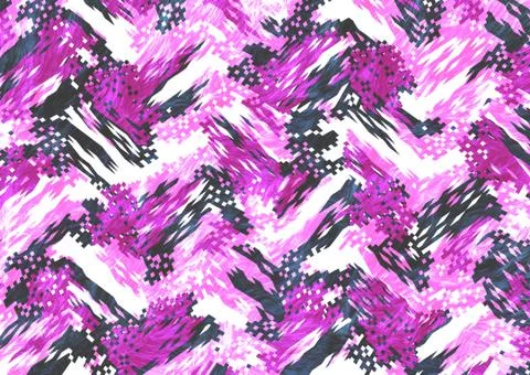 Abstract geometric pattern with fabric texture Stock Illustration