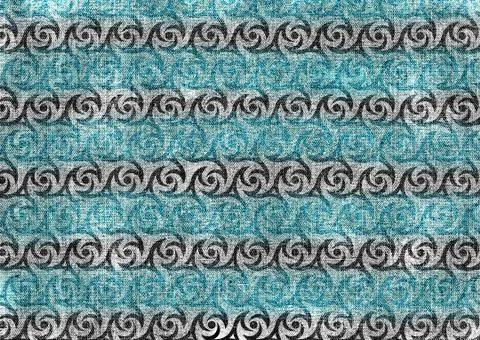 Abstract geometric pattern with fabric texture Stock Illustration