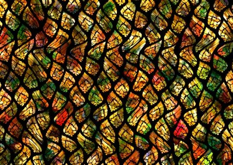 Abstract geometric pattern with fabric texture Stock Illustration