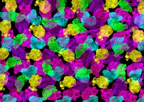 Abstract geometric pattern with fabric texture Stock Illustration