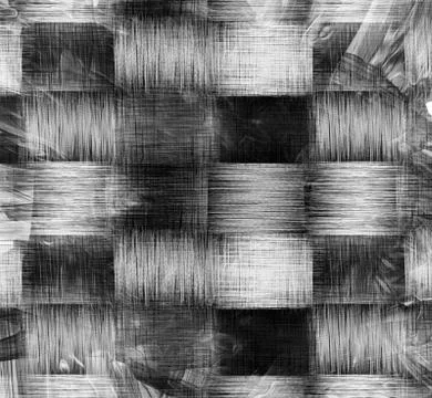 Abstract geometric pattern with fabric texture Stock Illustration