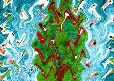 Abstract geometric pattern with fabric texture Stock Illustration