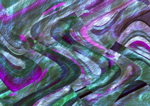 Abstract geometric pattern with fabric texture Stock Illustration