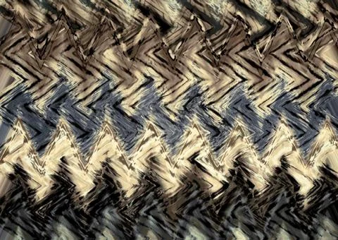 Abstract geometric pattern with fabric texture Stock Illustration