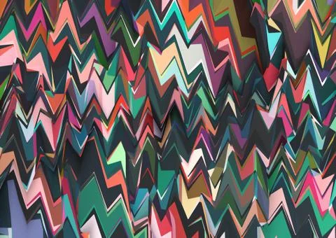 Abstract geometric pattern with fabric texture Stock Illustration