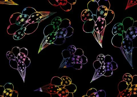 Abstract geometric pattern with fabric texture Stock Illustration