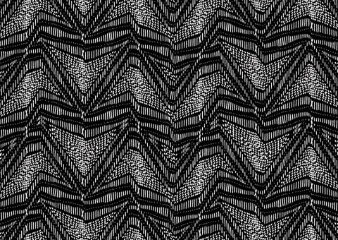 Abstract geometric pattern with fabric texture Stock Illustration