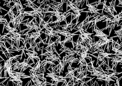 Abstract geometric pattern with fabric texture Stock Illustration