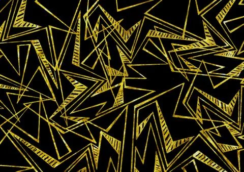 Abstract geometric pattern with fabric texture Stock Illustration