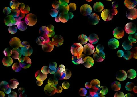 Abstract geometric pattern with fabric texture Stock Illustration