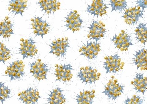 Abstract geometric pattern with fabric texture Stock Illustration