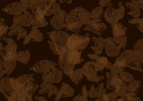 Abstract geometric pattern with fabric texture Stock Illustration