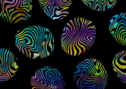 Abstract geometric pattern with fabric texture Stock Illustration