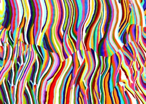 Abstract geometric pattern with fabric texture Stock Illustration