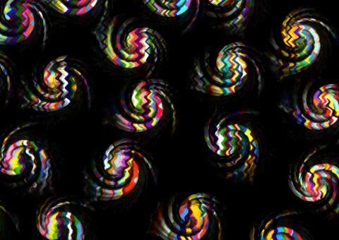 Abstract geometric pattern with fabric texture Stock Illustration